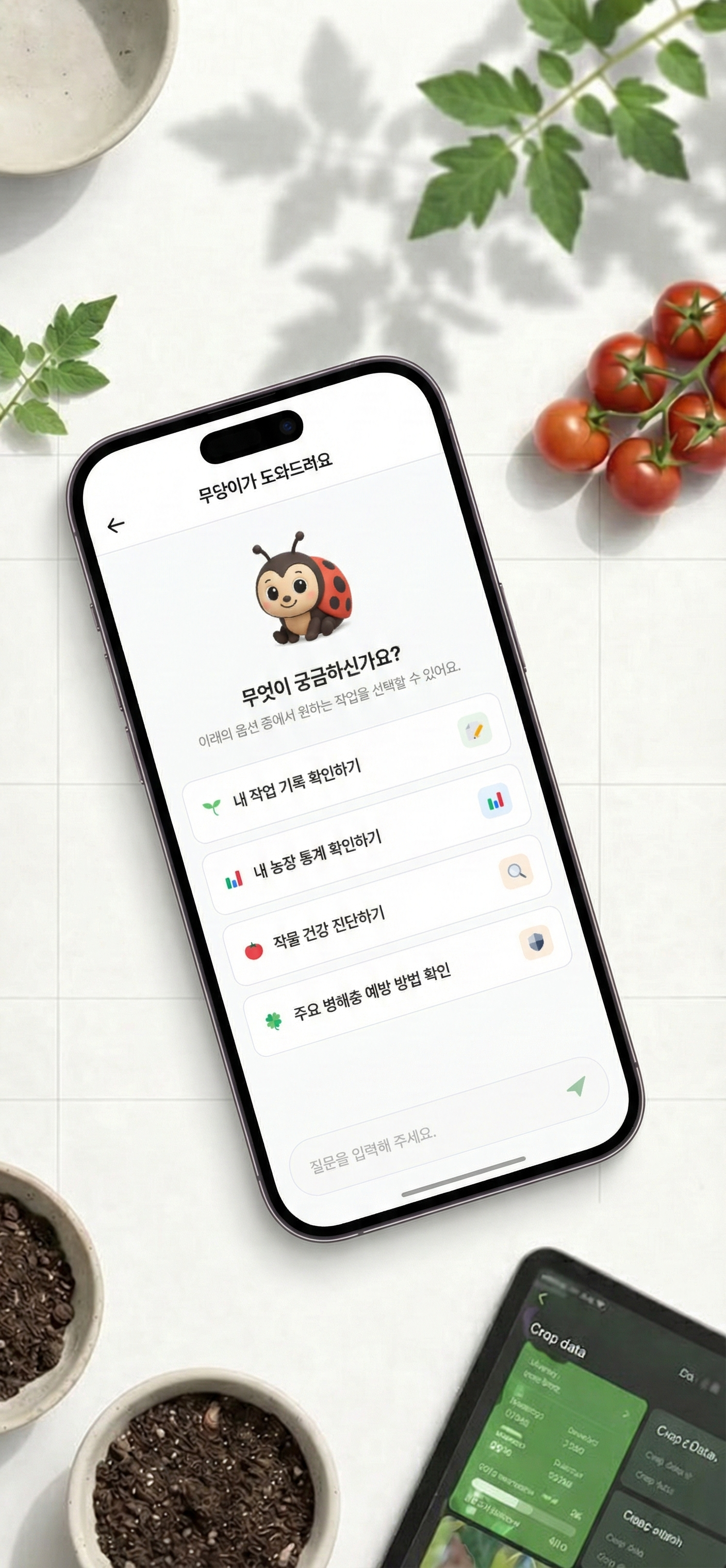 AI 챗봇 무당이 화면